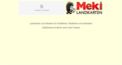 Desktop Screenshot of meki-landkarten.de