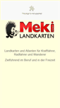 Mobile Screenshot of meki-landkarten.de